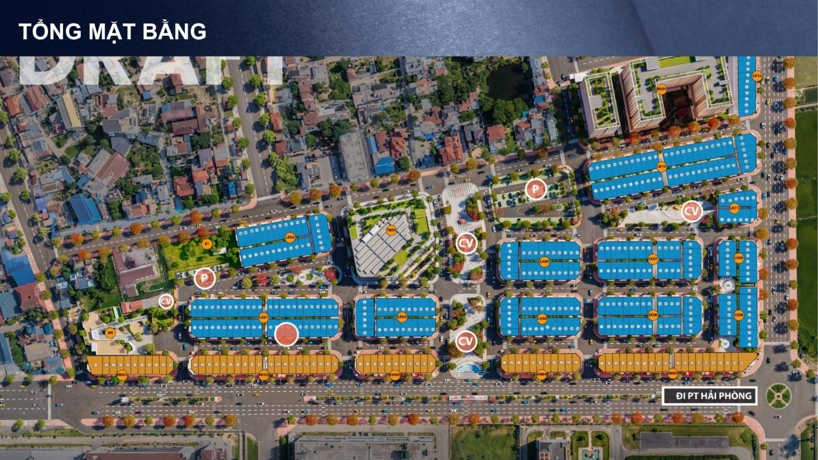 Mặt bằng - Quy hoạch dự án Sơn Phúc Lumera City Hải Phòng