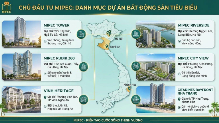 Chủ đầu tư dự án Mic Tower 54 Tố Hữu là liên danh Mic Invest và Mipec
