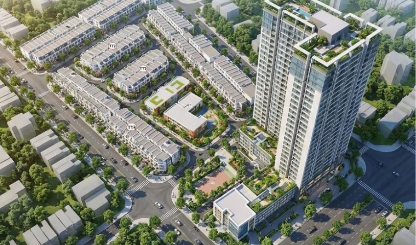Toàn cảnh dự án Mic Tower 54 Tố Hữu sau khi hoàn thành