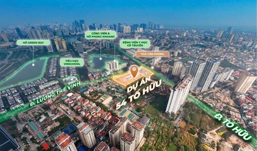 Vị trí dự án Mic Tower Tố Hữu