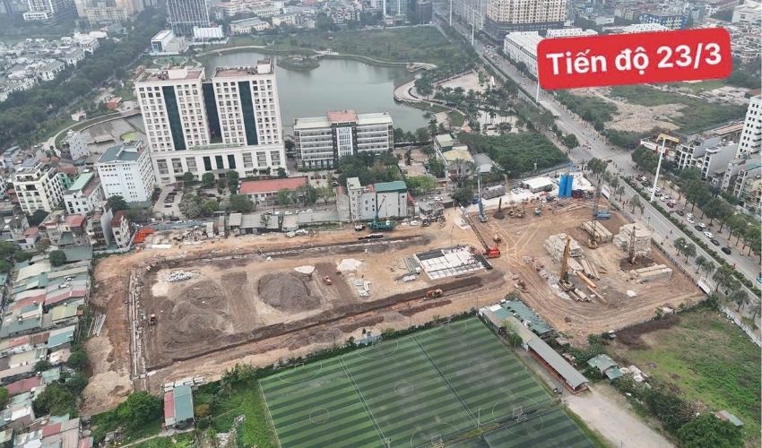 Hình ảnh thực tế dự án Mic Tower 54 Tố Hữu cuối tháng 3/2026