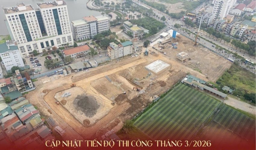 Mic Tower đang trong giai đoạn chuẩn bị thi công phần móng và hạ tầng ban đầu