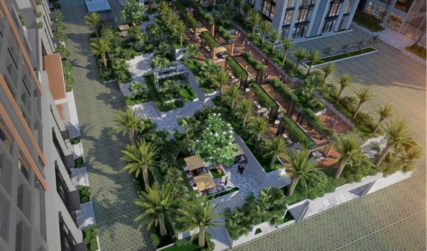 Không gian sống xanh tại Mic Tower 54 Tố Hữu